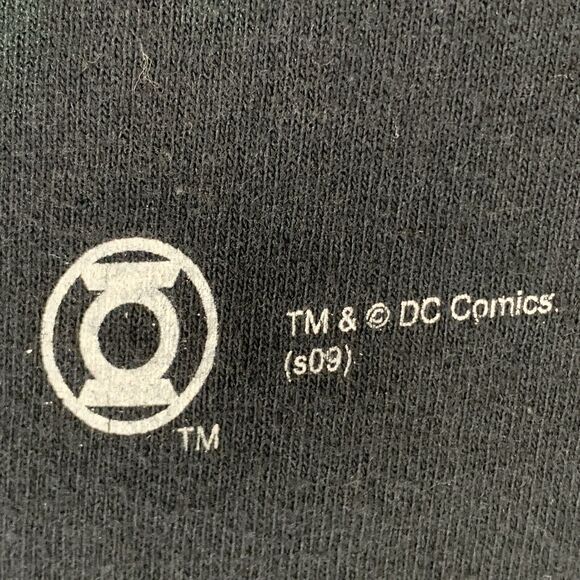 Green Lantern Will T Shirt Graphitti DC Comics Comic Book 2009 Black Tee S Small - Picture 5 of 7